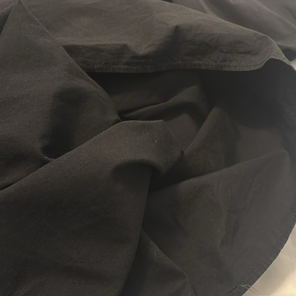 English Factory Black Short Balloon Sleeve Mini Dress SZ SM 100% cotton babydoll - Picture 11 of 12